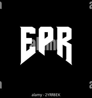 EPR letter logo design for technology company. EPR logo design black ...