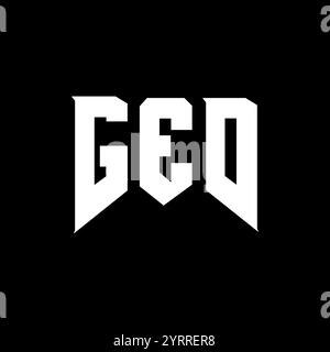 GED letter logo design for technology company. GED logo design black ...