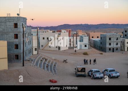 A team of Department of Defense drone operators and experts test the ...