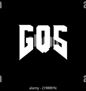 Gqs Letter Logo Design For Technology Company Gqs Logo Design Black