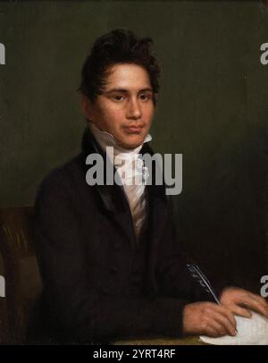 Portrait of John Ridge by Charles Bird King, 1825 Stock Photo - Alamy