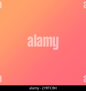 Pink orange gradient. Soft color transition. Diagonal light shading. Abstract background vector. Stock Vector