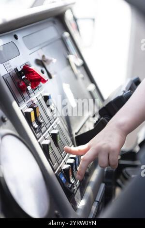 Children visit the NSA Souda Bay Firehouse (8611820). Stock Photo