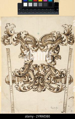 Ciro Ferri - Rear Frame of a Couch with Apollo Slaying Python Stock ...