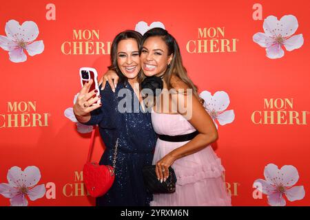 Nina Moghaddam und Alexandra Maurer beim Mon Cheri Barbara Tag Event am 4.12.2024 in Muenchen Stock Photo