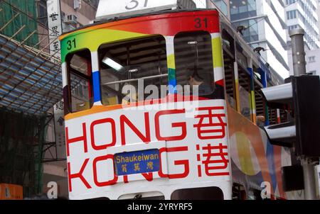 Hong Kong Street scene 2011. Hong Kong Special Administrative Region of the People's Republic of China (HKSAR), is a metropolitan area and special administrative region of the People's Republic of China. With over 7.5 million people, Hong Kong is one of the most densely populated places in the world. Hong Kong became a colony of the British Empire after the Qing Empire ceded Hong Kong Island at the end of the First Opium War in 1842. The whole territory was transferred to China in 1997. As a special administrative region, Hong Kong maintains separate governing and economic systems from that of Stock Photo