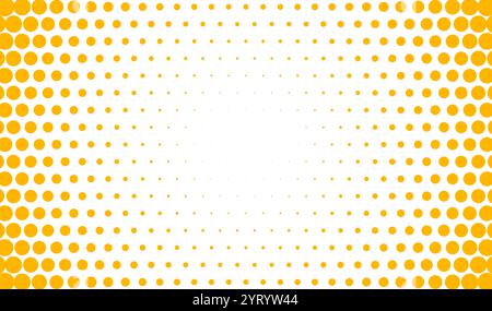 halftone gradient pattern with circular dots. Vector illustration Stock ...