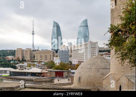 Old Town in Baku, Azerbaijan Stock Photo