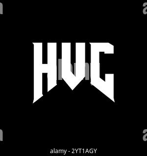 HVC letter logo design in six style. HVC polygon, circle, triangle ...