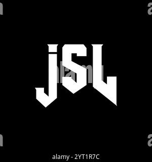 JSL letter logo design for technology company. JSL logo design black ...