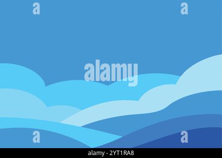 Abstract Background Vector Artwork Design - Modern Printable Graphic Stock Vector