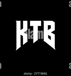 KTB letter logo design for technology company. KTB logo design black ...