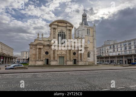 Le Havre Cathedral (Cathédrale Notre-Dame), A Roman Catholic Cathedral In Le Havre City Centre Stock Photo