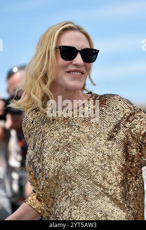 77th Cannes Film Festival, May 19, 2024: actress Cate Blanchett posing during the photocall of the film Rumours *** Local Caption *** Stock Photo