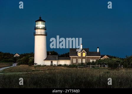 Highland Lighthouse, Truro, Cape Cod, Massachusetts, USA. Stock Photo