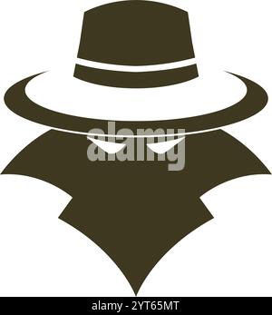 Detective logo icon design template Stock Vector