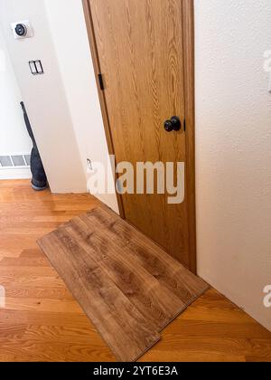 Preparing for Vinyl Plank Flooring Installation Stock Photo - Alamy