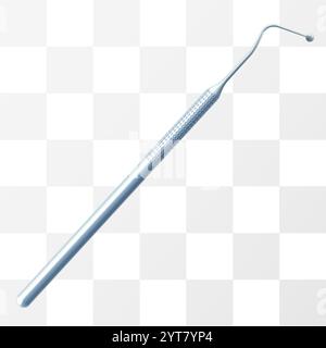 Dentist surgery tools isolated on white background. Dental surgical steel tools, Periodontal Scalers or surgeon teeth operation equipment. Realistic 3 Stock Vector