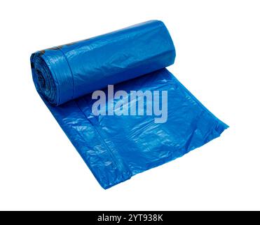 Roll of new trash bags Stock Photo