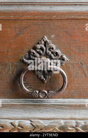 Historic door handle Stock Photo