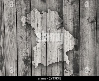 Map of Bavaria on weathered wood Stock Photo - Alamy