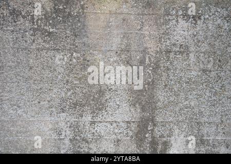 Weathered dirty gray concrete wall. Abstract background for construction and architecture with space for text. Stock Photo