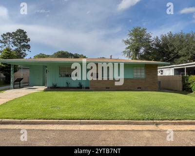 JULY 8, 2023, JACKSON, MS. - USA - Medgar Evers Historic District, Civil Rights sacred spot Stock Photo