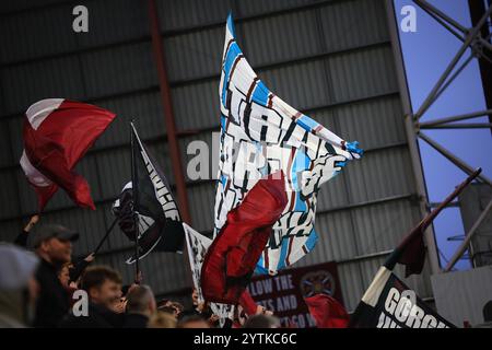 7th December 2024; Tynecastle Park, Edinburgh, Scotland: Scottish Premiership Football, Heart of Midlothian versus Dundee; Hearts fans Stock Photo