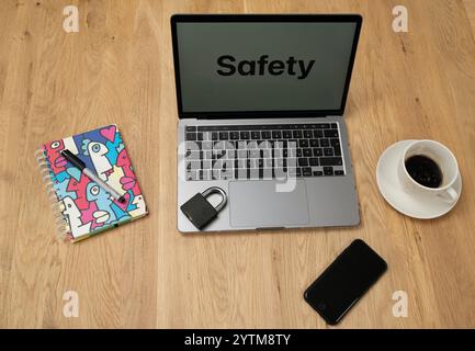 Cyber security network data protection concept. Stock Photo