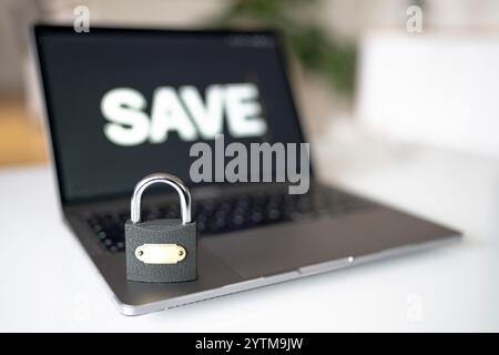 Cyber security network data protection concept. Stock Photo