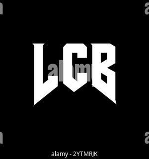 LCB letter logo design for technology company. LCB logo design black ...
