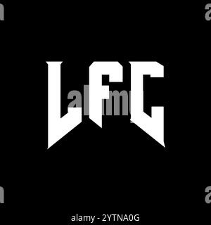 LFC letter logo design for technology company. LFC logo design black ...