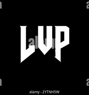 LVP letter logo design for technology company. LVP logo design black ...