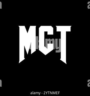 MCT letter logo design for technology company. MCT logo design black ...