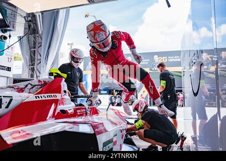 NATO Norman (fra), Nissan Formula E Team, Nissan e-4ORCE, portrait during the Sao Paulo ePrix, 1st round of the 2024-25 ABB FIA Formula E World Championship, on the São Paulo Street Circuit from December 4 to 7, 2024 in Sao Paulo, Brazil Stock Photo