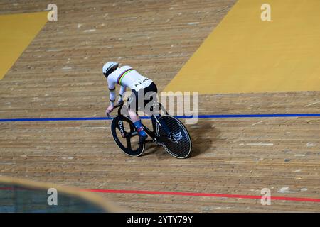 LONDON, UNITED KINGDOM. 07 Dec, 24. during 2024 UCI Track Champions League at Lee Valley VeloPark on Saturday, December 07, 2024 in LONDON, UNITED KINGDOM. Credit: Taka G Wu/Alamy Live News Stock Photo