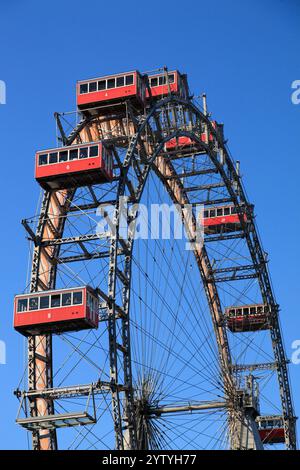 Big Ferris Wheel, Prater, Vienna, Austria Stock Photo