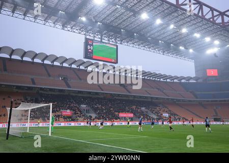 Milan, Italy. 8th Dec, 2024. A general view during the Serie A Femminile match at Stadio Giuseppe Meazza, Milan. Picture credit should read: Jonathan Moscrop/Sportimage Credit: Sportimage Ltd/Alamy Live News Stock Photo