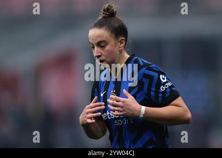 Milan, Italy. 8th Dec, 2024. Chiara Robustellini of FC Internazionale during the Serie A Femminile match at Stadio Giuseppe Meazza, Milan. Picture credit should read: Jonathan Moscrop/Sportimage Credit: Sportimage Ltd/Alamy Live News Stock Photo