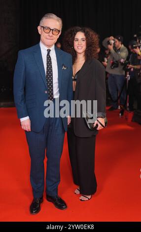 Martin Freeman and Rachel Mariam attending the British Independent Film Awards ceremony at London's Roundhouse. Picture date: Sunday December 8, 2024. Stock Photo