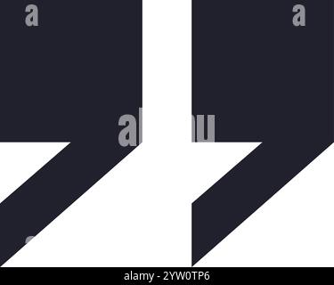 Quotation marks serve as essential symbols for reported speech, enhancing authenticity and credibility in conversations, writing, and storytelling across various forms of communication Stock Vector