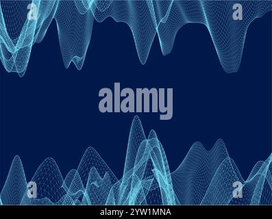 Background with polygonal irregularities Stock Vector