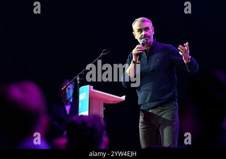 Prague, Czech Republic. 07th Dec, 2024. Oath head and Senator Robert Slachta speaks during the Motorists congress in Prague, Czech Republic, December 7, 2024. Credit: Katerina Sulova/CTK Photo/Alamy Live News Stock Photo