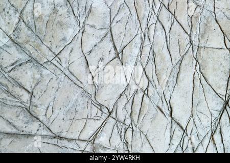 Artistic Texture of Weathered Rock Surface Stock Photo