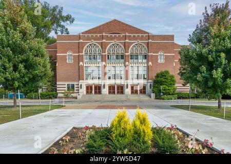 EAST LANSING, MI, USA, SEPTEMBER 19, 2024:Phillips Hall on the campus of Michigan State University. Stock Photo