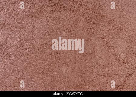 Brown color abstract faux leather pattern for design element. Close-up photography of shade brown color surface level imitation leather material Stock Photo