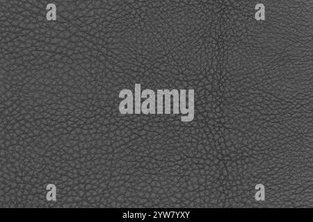 Light black color abstract faux leather pattern for design element. Closeup view photography of shade dark gray color surface level artificial leather Stock Photo