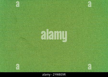 Green woven hand abstract fabric pattern for background. Close-up of plain green color surface level of textile material, colored background cloth Stock Photo