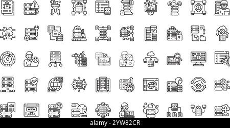 High-Quality Vector Icons Collection with Editable Stroke. Ideal for Professional and Creative Projects. Stock Vector