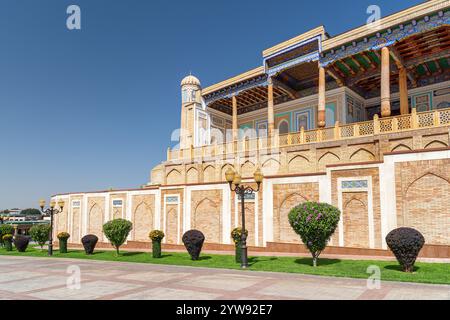 Awesome view of Hazrat Hizr Mosque in Samarkand, Uzbekistan Stock Photo